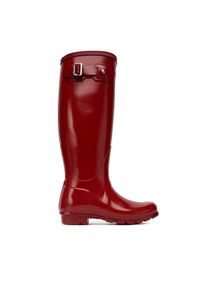 Hunter Kalosze Original Gloss WFT1000RGL Czerwony. Kolor: czerwony. Materiał: kauczuk