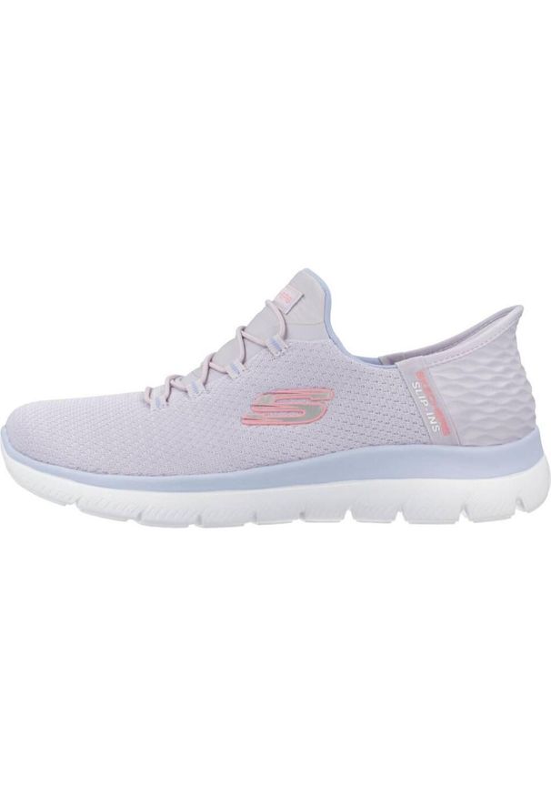 skechers - Buty do chodzenia damskie Skechers Summits-diamond Drea. Kolor: fioletowy. Materiał: materiał, syntetyk. Sport: turystyka piesza