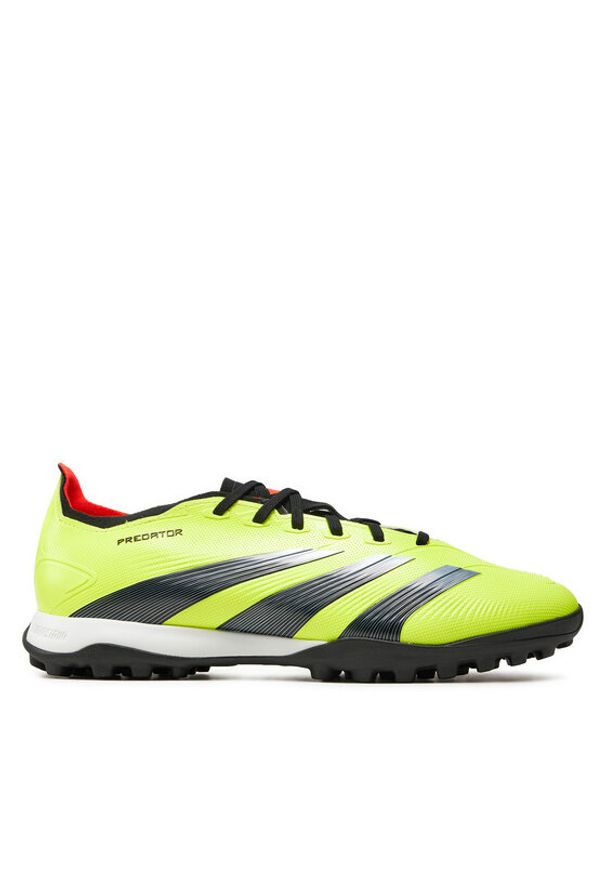 Adidas - adidas Buty do piłki nożnej Predator 24 IE2612 Żółty. Kolor: żółty. Materiał: skóra