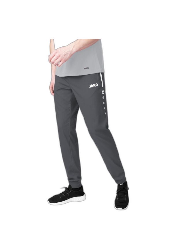 Spodnie dresowe Jako Allround. Kolor: brązowy, szary, wielokolorowy. Materiał: dresówka. Sport: piłka nożna