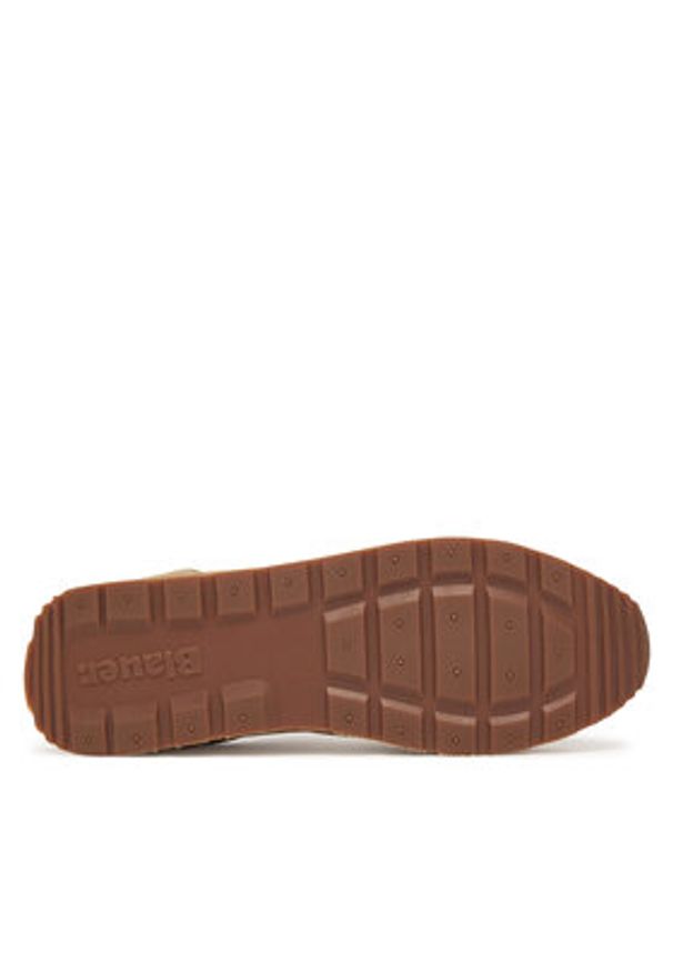 Blauer Sneakersy S6SWINK01/NYS Beżowy. Kolor: beżowy. Materiał: zamsz, skóra
