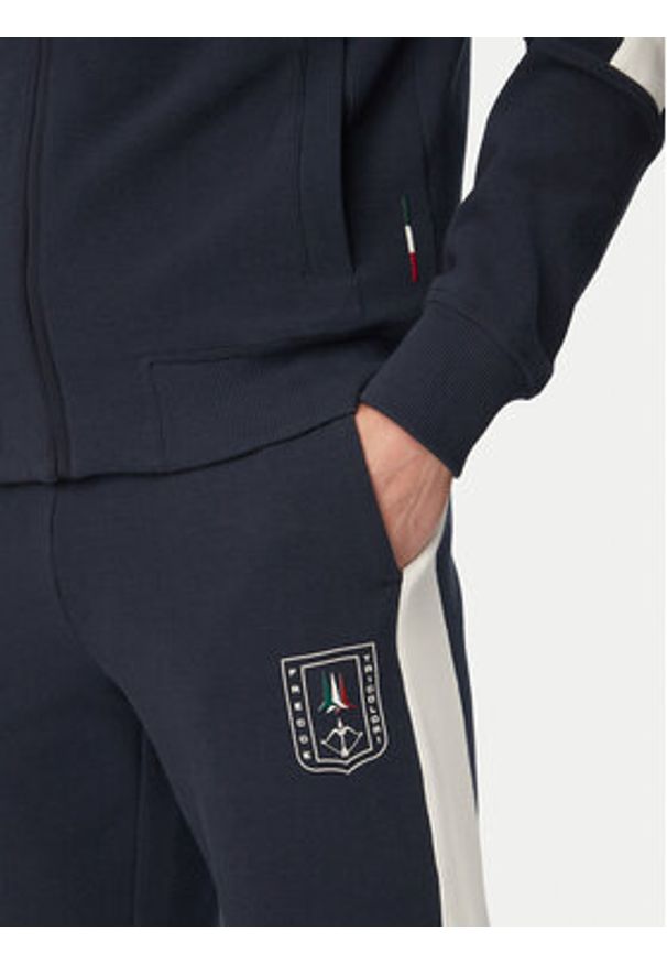 Aeronautica Militare Dres 261TF0114UF00680 Granatowy Regular Fit. Kolor: niebieski. Materiał: bawełna