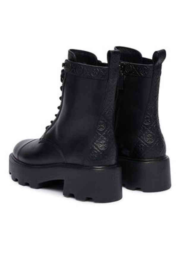 Tory Burch Trapery T Monogram Lug 178112 Czarny. Kolor: czarny. Materiał: skóra