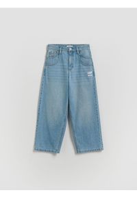 Reserved - Jeansy baggy - niebieski. Kolor: niebieski #1