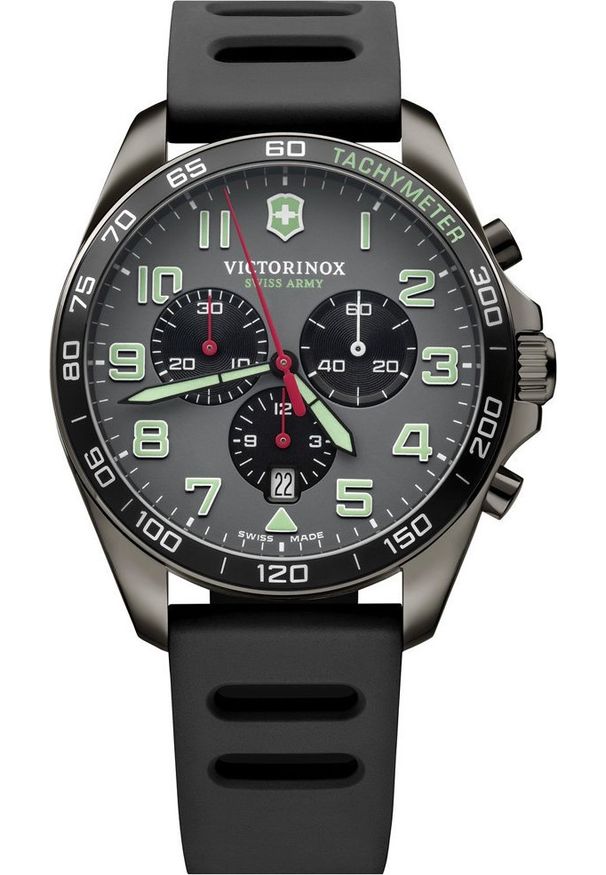 VICTORINOX - Zegarek Victorinox Zegarek męski Victorinox 241891 czarny. Kolor: czarny