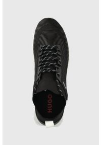 Hugo - HUGO sneakersy Icelin 50471301.009 kolor czarny. Nosek buta: okrągły. Zapięcie: sznurówki. Kolor: czarny. Materiał: włókno, guma #5