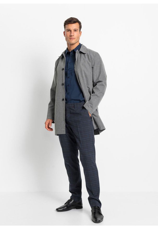 bonprix - Koszula z długim rękawem, ze stretchem, Slim Fit (2 szt.). Okazja: na spotkanie biznesowe. Kolor: biały. Długość rękawa: długi rękaw. Długość: długie. Styl: biznesowy