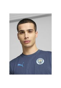 Puma - Męska koszulka treningowa Manchester City PUMA Inky Blue Magic. Kolor: niebieski. Sport: fitness