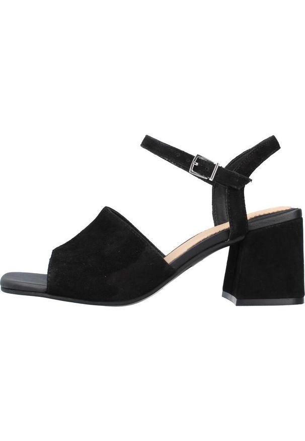 Clarks - Sandały CLARKS SHEER65 BLOCK Czarny. Kolor: czarny. Materiał: skóra. Sezon: lato