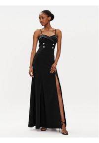 Rinascimento Sukienka wieczorowa CFC0019405002 Czarny Regular Fit. Kolor: czarny. Materiał: syntetyk. Styl: wizytowy #1