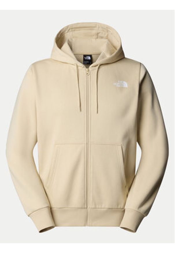 The North Face Bluza Simple Dome NF0A89FD Beżowy Regular Fit. Kolor: beżowy. Materiał: bawełna