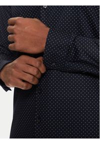 Calvin Klein Koszula K10K113846 Granatowy Slim Fit. Kolor: niebieski. Materiał: bawełna #4