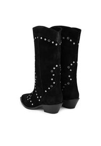 Eva Minge Kozaki ASPENDOS-795-24 Czarny. Kolor: czarny. Materiał: zamsz, skóra #3