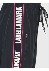 LABELLAMAFIA - LaBellaMafia Spodnie dresowe 25876 Czarny Regular Fit. Kolor: czarny. Materiał: syntetyk