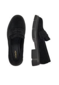 DeeZee Loafersy LZP01 Czarny. Kolor: czarny. Materiał: materiał #5