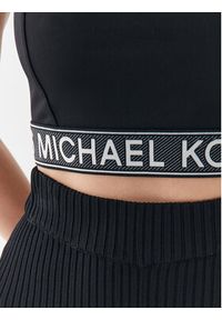 MICHAEL Michael Kors Top MF3513X1RE Czarny Slim Fit. Kolor: czarny. Materiał: syntetyk #5