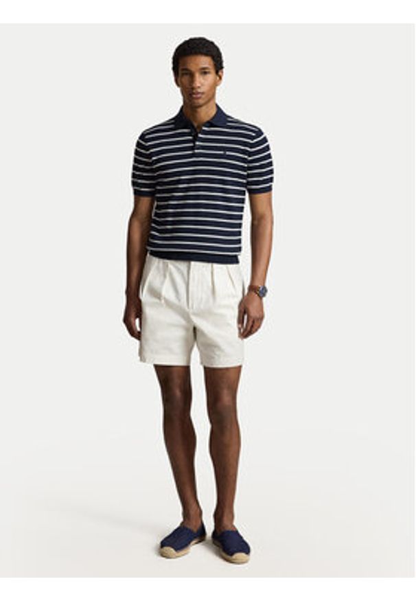 Polo Ralph Lauren Polo 710B17976001 Granatowy Regular Fit. Typ kołnierza: polo. Kolor: niebieski. Materiał: bawełna