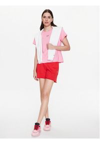 DKNY Sport T-Shirt DP1T8521 Różowy Classic Fit. Kolor: różowy. Materiał: bawełna. Styl: sportowy #4