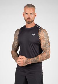 GORILLA WEAR - Easton Top bez rękawów - Czarny. Kolor: czarny. Długość rękawa: bez rękawów. Styl: sportowy