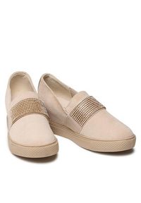 Clara Barson Półbuty WS2296-05 Beżowy. Kolor: beżowy. Materiał: materiał #5
