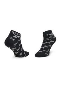 Reebok Zestaw 3 par wysokich skarpet unisex Cl Fo Ankle Sock 3P GG6675 Czarny. Kolor: czarny. Materiał: materiał