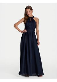 Swing Sukienka wieczorowa 5AI14200 Granatowy Regular Fit. Kolor: niebieski. Materiał: syntetyk. Styl: wizytowy #1