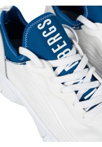 Bikkembergs Sneakersy "Koleby" | B4BKM0131 | Koleby | Mężczyzna | Biały, Niebieski, Turkusowy. Zapięcie: bez zapięcia. Kolor: niebieski, biały, wielokolorowy, turkusowy. Materiał: materiał. Wzór: nadruk