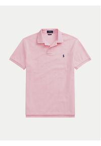 Polo Ralph Lauren Polo Core Replen 710795080 Różowy Slim Fit. Typ kołnierza: polo. Kolor: różowy. Materiał: bawełna #5