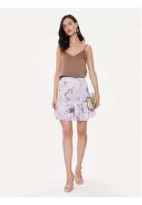 Ted Baker Spódnica mini Miage 274152 Fioletowy Regular Fit. Kolor: fioletowy. Materiał: syntetyk