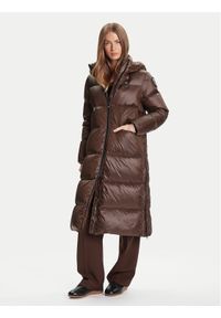 Blauer Kurtka puchowa 25WBLDK03161 Brązowy Regular Fit. Kolor: brązowy. Materiał: syntetyk