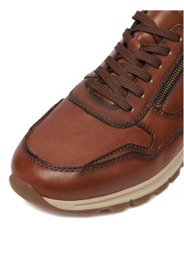Rieker Sneakersy B0504-24 Brązowy. Kolor: brązowy. Materiał: skóra