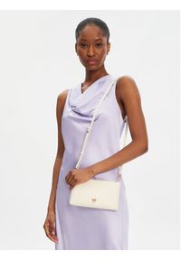 Pinko - PINKO Torebka Flat Horizontal Mini PE 25 PCPL 104277 A0F1 Biały. Kolor: biały. Materiał: skórzane