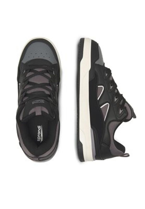Sprandi Sneakersy MPS24C141A-6 Czarny. Kolor: czarny. Materiał: materiał