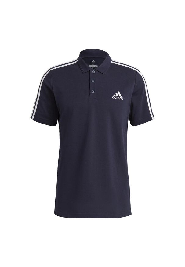 Adidas - Podkoszulek adidas AEROREADY Essentials Pique, Mężczyźni. Kolor: biały, wielokolorowy, niebieski. Materiał: bawełna, materiał