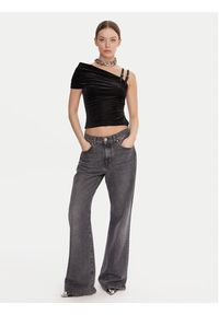Versace Jeans Couture Top 79HAM616 J0237 Czarny Slim Fit. Kolor: czarny. Materiał: syntetyk #3