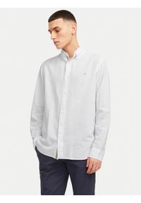 Jack & Jones Koszula Summer 12274599 Biały Regular Fit. Kolor: biały. Materiał: bawełna