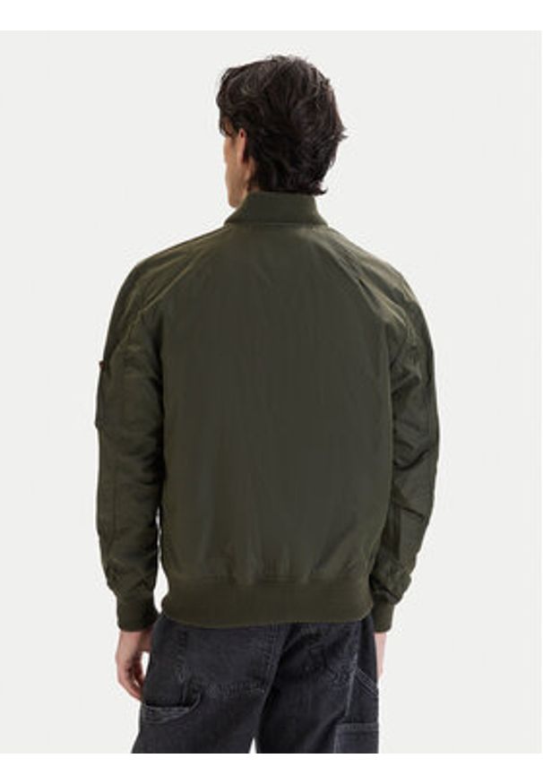 Alpha Industries Kurtka bomber Ma-1 196108 Szary Regular Fit. Kolor: szary. Materiał: syntetyk