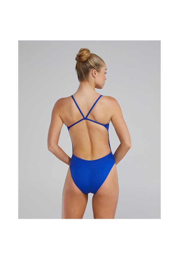 Strój pływacki damski TYR Cutoutfit Swimsuit. Kolor: niebieski