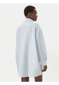 Tommy Jeans Sukienka koszulowa DW0DW22344 Błękitny Relaxed Fit. Kolor: niebieski. Materiał: len. Typ sukienki: koszulowe #3