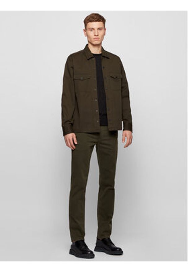 BOSS - Boss Sweter Amiox 50443391 Czarny Slim Fit. Kolor: czarny. Materiał: bawełna