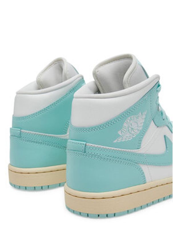 Nike Sneakersy Air Jordan 1 Mid BQ6472 132 Biały. Kolor: biały. Materiał: skóra. Model: Nike Air Jordan