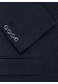 Pako Lorente - PAKO LORENTE – Granatowa dzianinowa marynarka męska. Kolor: niebieski. Materiał: dzianina #4