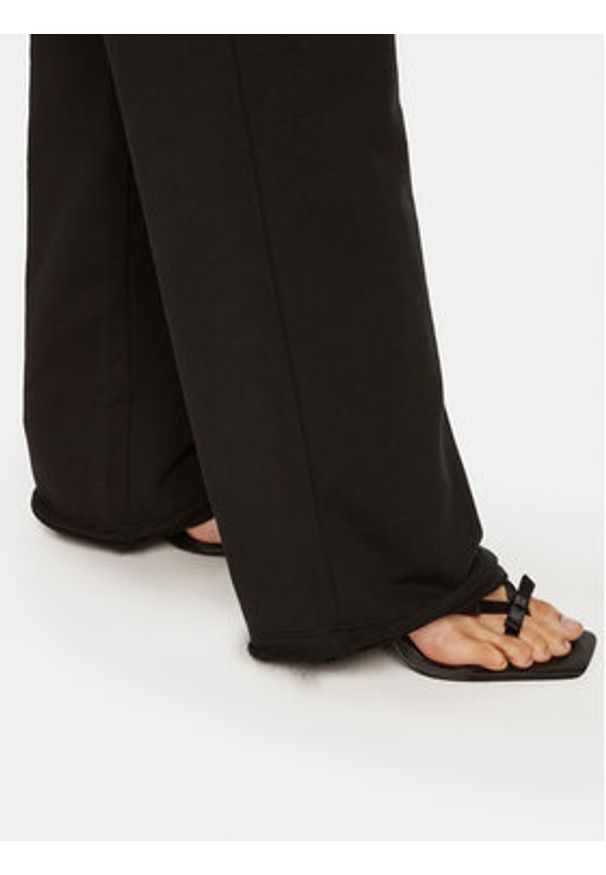 Just Cavalli Spodnie dresowe 77PAAE21 Czarny Regular Fit. Kolor: czarny. Materiał: bawełna