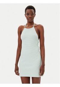 Calvin Klein Jeans Sukienka codzienna J20J225286 Niebieski Slim Fit. Okazja: na co dzień. Kolor: niebieski. Materiał: bawełna, syntetyk. Typ sukienki: proste. Styl: casual #1