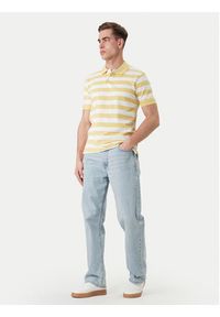Guess Jeans Polo M6GP00 KCOT1 Żółty Regular Fit. Typ kołnierza: polo. Kolor: żółty. Materiał: bawełna #2