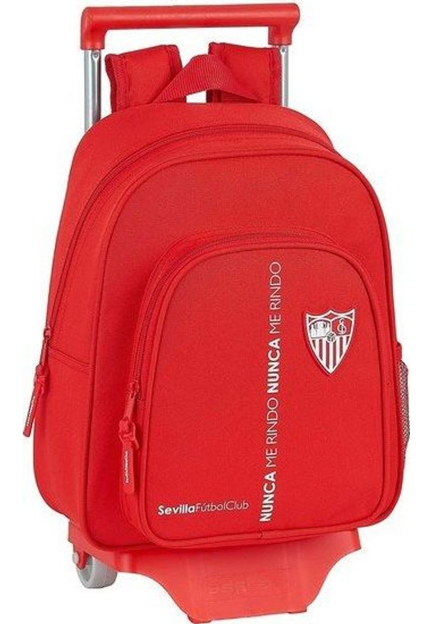 Sevilla FC Torba szkolna z kółkami 705 Sevilla Ftbol Club Czerwony. Kolor: czerwony