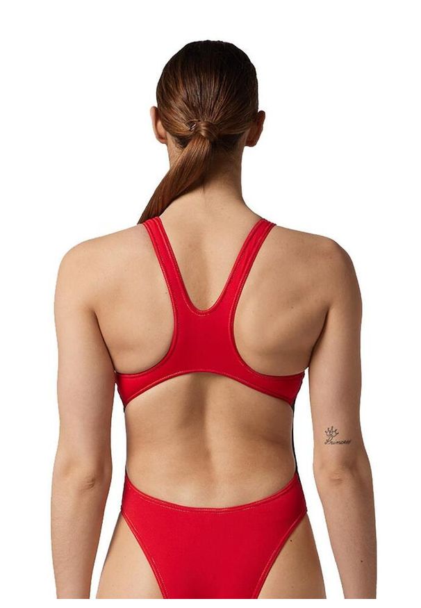 AKRON - Akron Babbitt Evo Swimsuit – Sport Red/Black – Rozmiar 28. Kolor: czarny