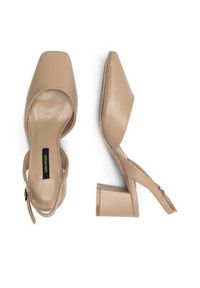 Gino Rossi - GINO ROSSI Czółenka TEODORA-VII97-39 Beżowy. Kolor: beżowy. Materiał: skóra #7