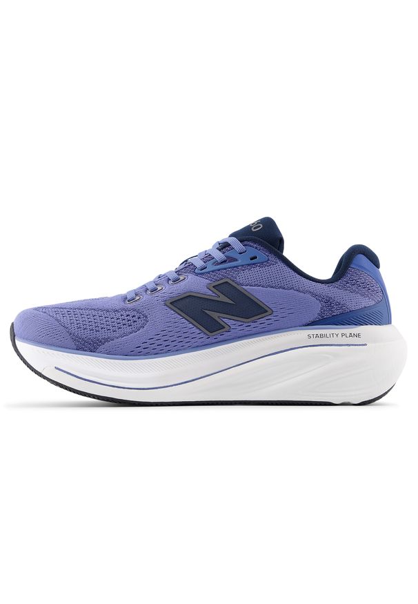 Buty męskie New Balance Fresh Foam 860 v15 M8607B2 – niebieskie. Okazja: na co dzień. Kolor: niebieski. Materiał: mesh. Szerokość cholewki: normalna. Wzór: geometria. Sport: fitness, bieganie