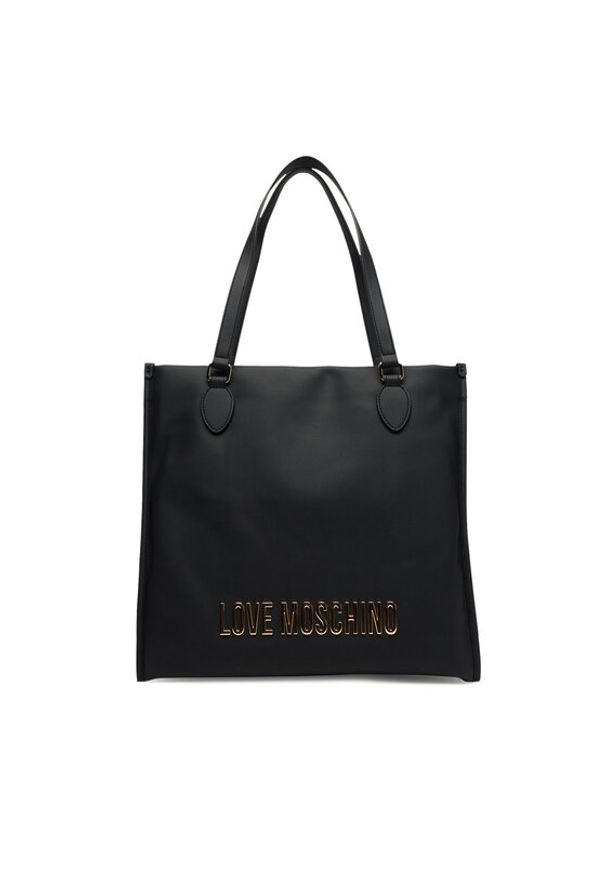 Love Moschino - LOVE MOSCHINO Torebka JC4020PP1NKD0000 Czarny. Kolor: czarny. Materiał: skórzane